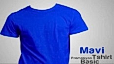 Mavi Promosyon Tişört