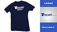 Lacivert Promosyon Bisiklet Yaka Tişört