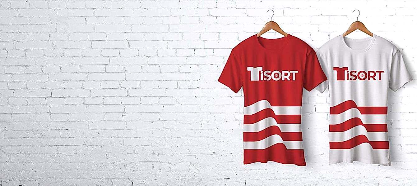 Promosyon Kırmızı Beyaz Tişört