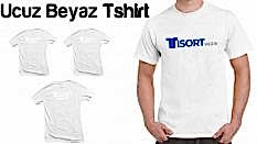 Ucuz Beyaz Tişört