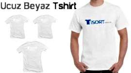 Ucuz Beyaz Tişört