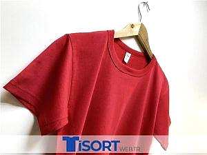 Ucuz Kırmızı Toptan Tişört